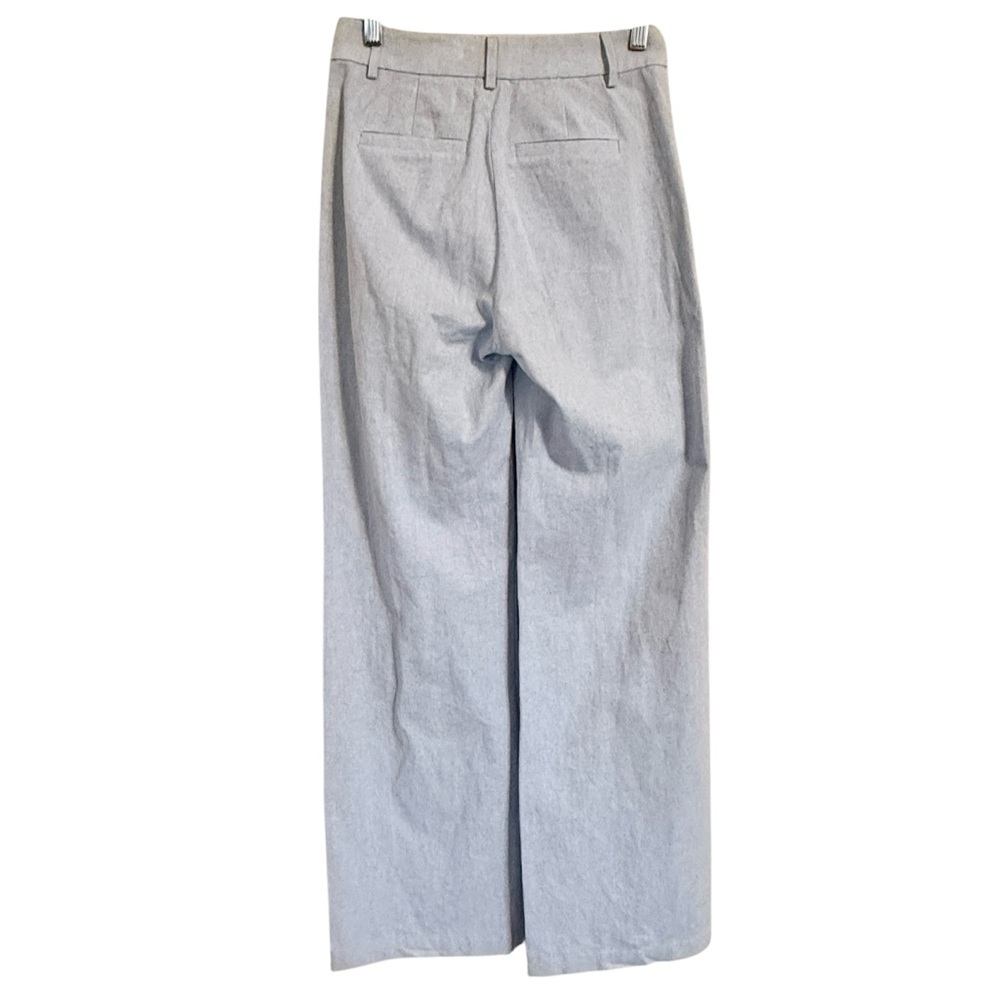 Paige Dallas Chambray Linen High Waist Wide Leg Trouser Women’s Size 00 - Picture 5 of 16